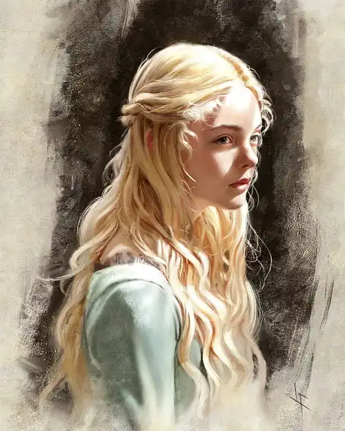 柔美女性丨概念原画师justineflorentino作品王氏教育集团