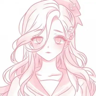 粉色系女头像动漫图文头