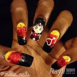 再不怕被说没童年美甲化身美少女战士