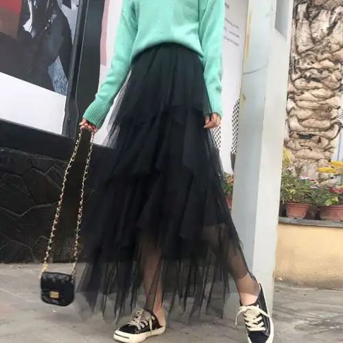 高腰半身裙,小个子的福音