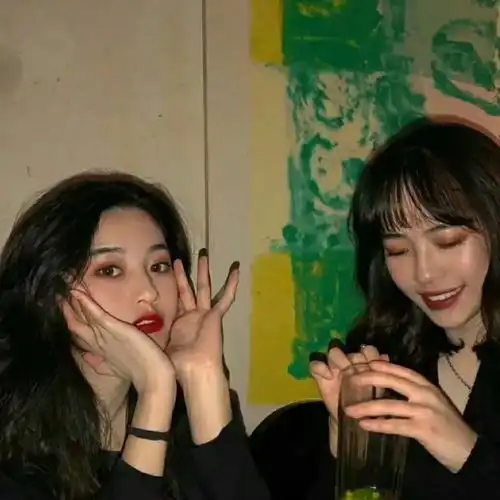 闺蜜头像酷酷的girl闺蜜团