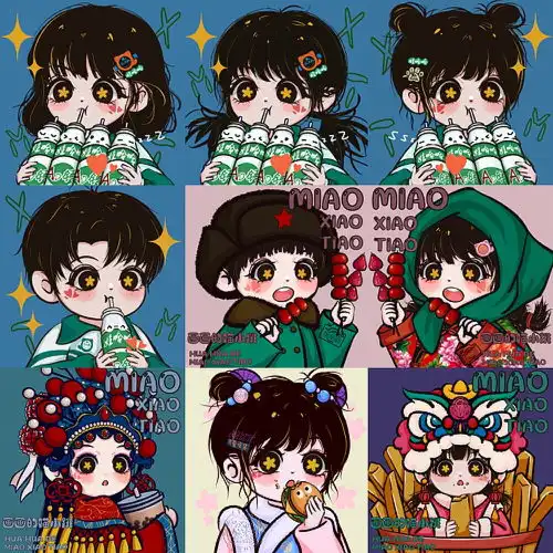 原创可爱头像吃货头像小合集