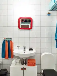 66平饱和色块撞出活泼简约家居装修案例效果图