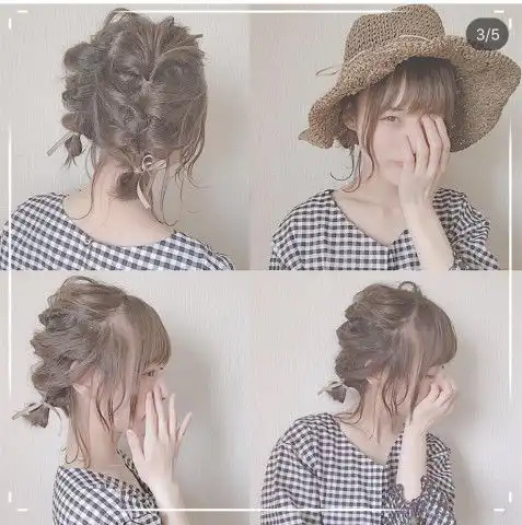 00后还在扎老土马尾辫最近火了几款韩系编发,校草看到都搭讪