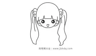 画q版萌系小女孩古风头