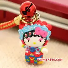 可爱饰品hellokitty日本限量手机链