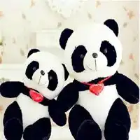 情侣可爱头像熊猫
