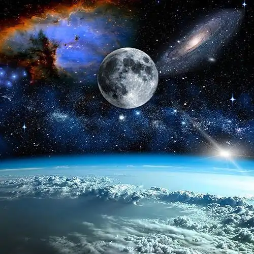 关于星空着迷于你眼睛银河有迹可循