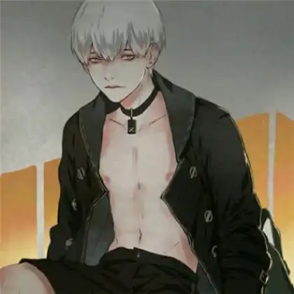 邪魅二次元男生头像,触摸不到的邪魅看看就行了