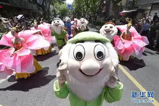 多彩表演迎客来