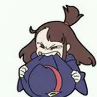 小魔女的卡通头像还原