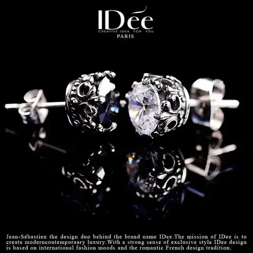 适合男生佩戴的耳饰推荐法国idee时尚艺术饰品