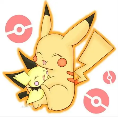 有木有皮卡丘的可爱图片啊