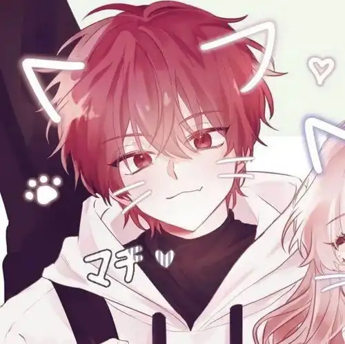 蓝色系清新个性头像动漫