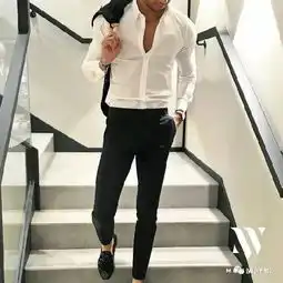 彭于晏最爱的禁欲系白衬衫搭配,帅到飞起