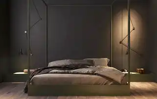 现代黑色系空间设计,充满个性氛围