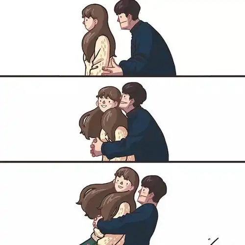 超暖一组甜蜜的爱情日常插画韩国插画师gyungstudio