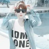 花染兮分享的百张混搭色调女生头像