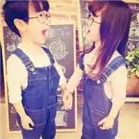 情侣头像两张一组萌娃微信头像图片大全