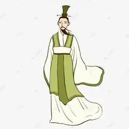 道系卡通头像屈原