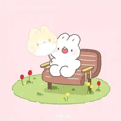 少女心萌系小兔叽插画头像女孩微信头像我要个性网
