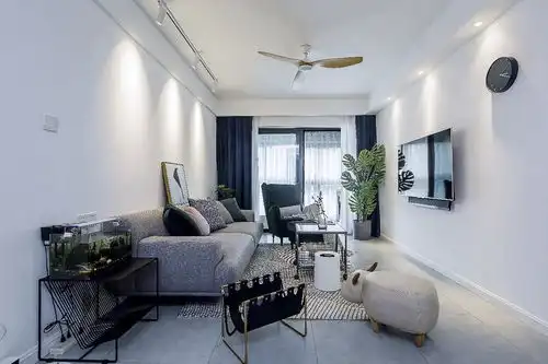 88㎡简约ins风小家也可以有大世界