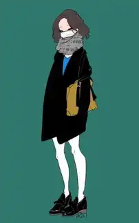 求这种画风的动漫插画,白底的,男生女生都可以,越多越好,谢谢啦