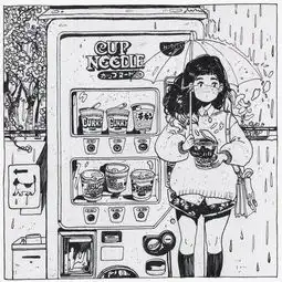 插画粉与薄荷蓝清甜的复古味