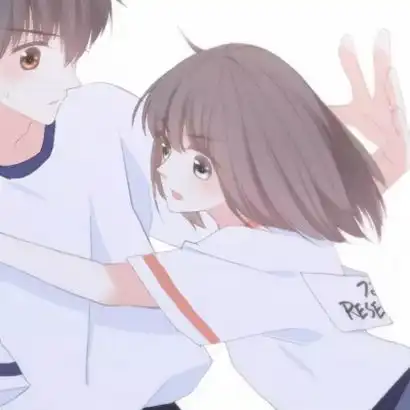 高清怦然心动双人动漫情侣头像图片