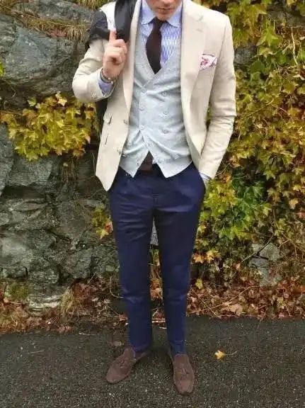 会穿白西装的男孩子,个个都是白马王子