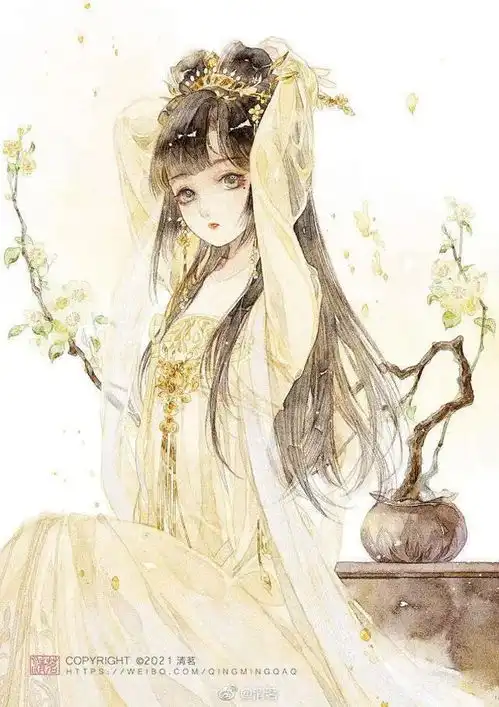 分享古风图片手绘古风,总能满足我对古装的幻想