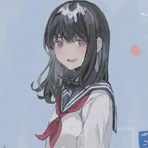 8.31甜美动漫萌系黑白女头