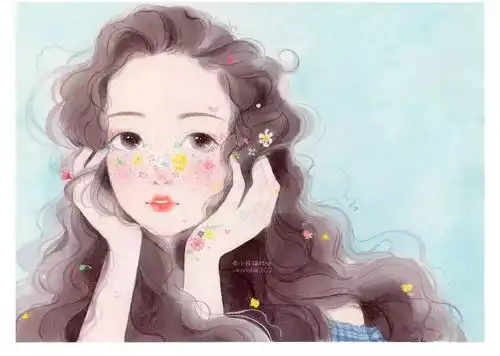 人物插画唯美系列插画