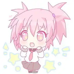 要可爱卡通的女生图片,像这张,请各位亲多给我类似的图片哦