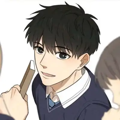 简约头像男生手绘头像系