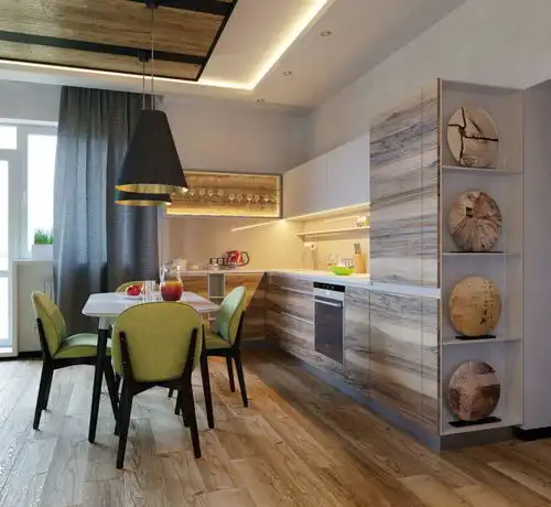 无把手的橱柜设计要不要这么美