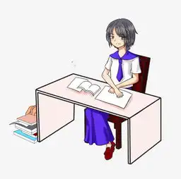 开学校园主题女学生卡通人物图片素材其他格式下载动漫人物大全