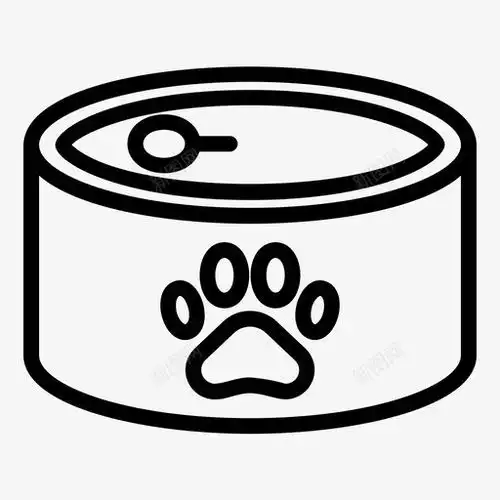 猫粮动物食品罐头标志ui图标设计图片免费下载页面网页平面电商创意素材罐头素材