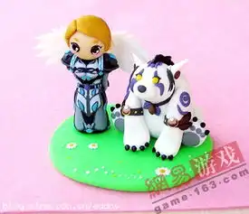 美女玩家软陶小白的萌系魔兽世界系列作品