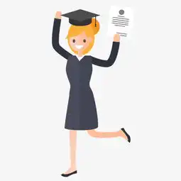 头戴学士帽的女孩子设计图图片素材其他格式下载动漫人物大全