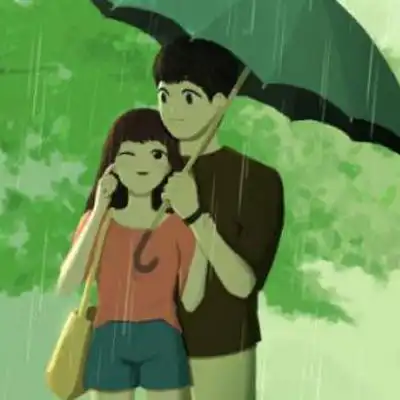 二次元唯美情侣头像又是一年我们相爱又多了一年