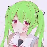 有绿色的头发的头像微信头像图片大全