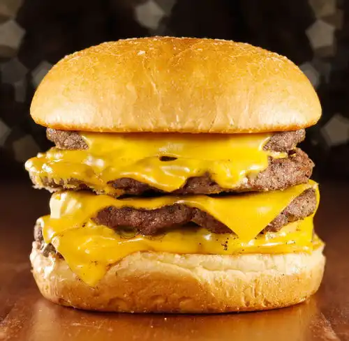 汉堡夹小狗情侣头像