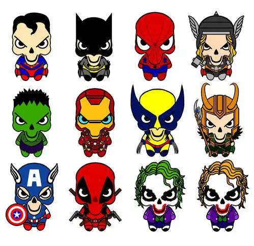 受邀设计美国潮牌miraclekill美国漫画英雄系列主题产品