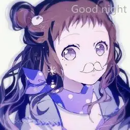 带有goodnight的情侣头像