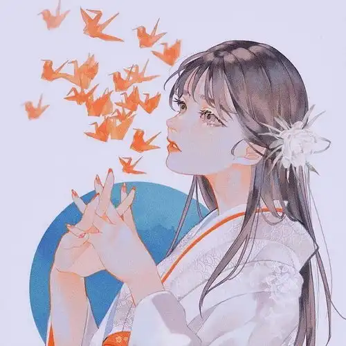 古风头像听说吃甜的心情会变好