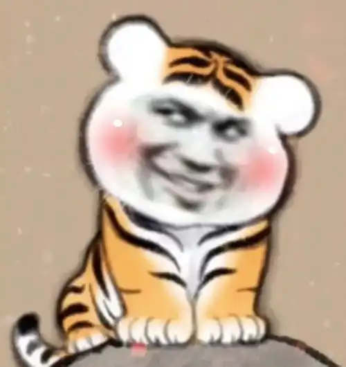 大佐头像卡通老虎伍兹