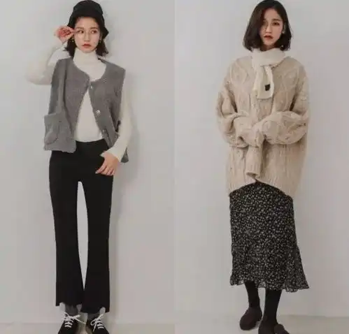 厚毛衣毛呢大衣,才是秋冬绝配