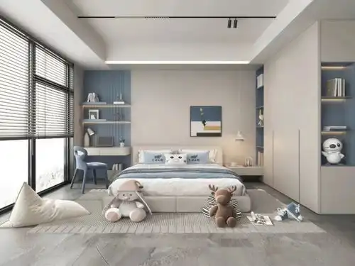 男孩房精选,富有想象力的的治愈蓝色系