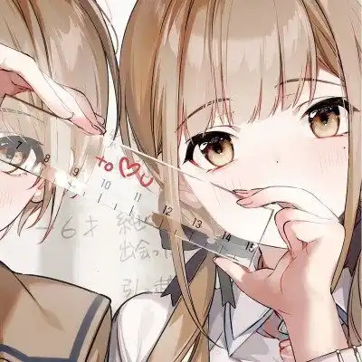 二次元情侣头像一人一半,甜到爆二次元情侣头像